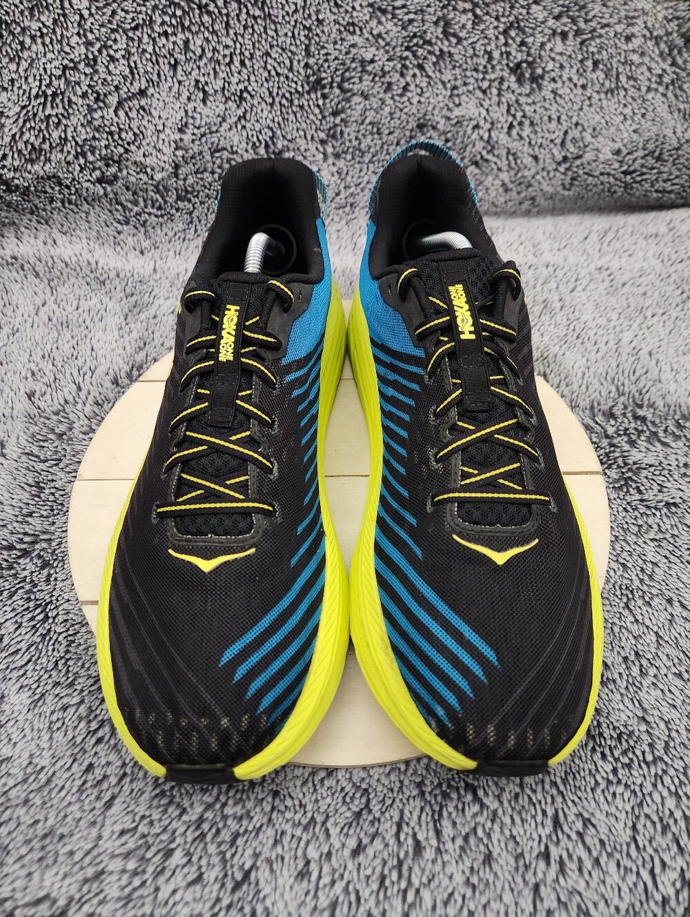 Hoka One One Mens Rincon Black Citrus Running Shoes Size 12.5 - Picture 2 of 8